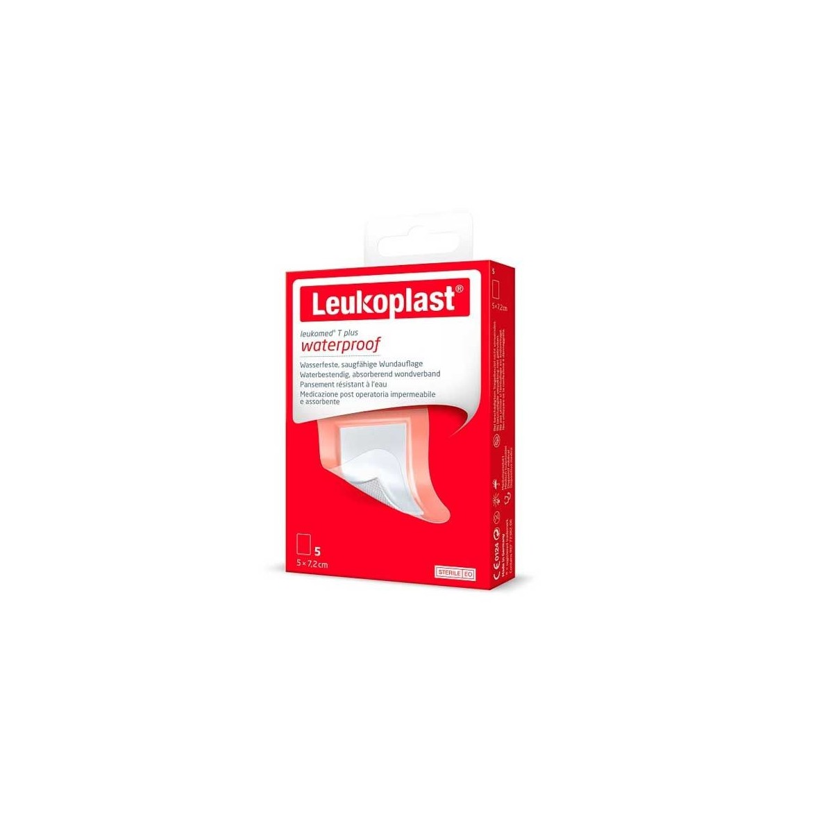 LEUKOPLAST T PLUS WATERPROOF 5cm x 7,2cm