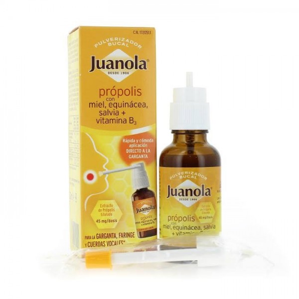 JUANOLA PULVERIZADOR BUCAL PRÓPOLIS 30ml