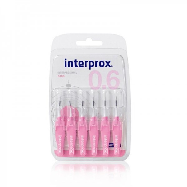 DENTAID INTERPROX CEPILLO INTERPROXIMAL NANO 6 Cepillos